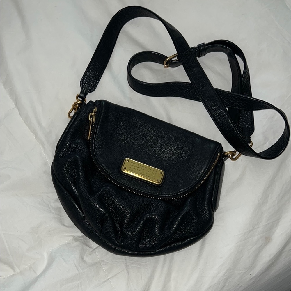 Marc By Marc Jacobs Black Leather Crossbody Bag
